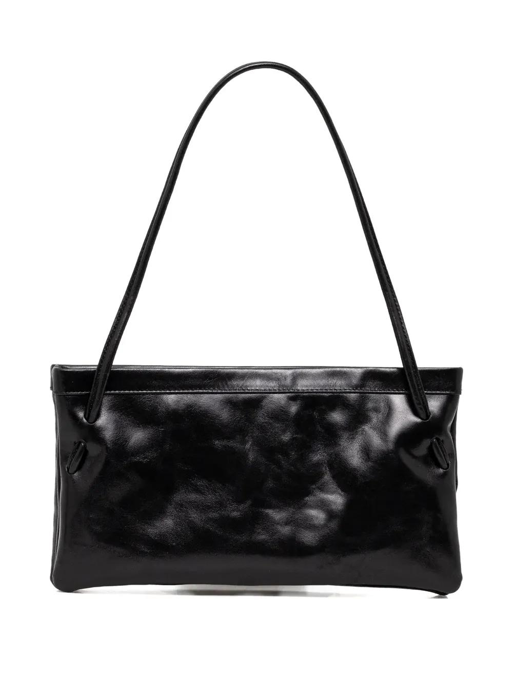 ハンドバッグ by FAR HAND BAG (20SSMIRABLPSMA BL) Baby Amber Black Semi Patent Leather – BY FAR