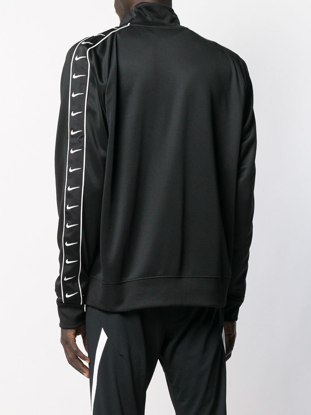 Nike Trainingsjacke mit Logo-Streifen in Schwarz für Herren | Lyst DE