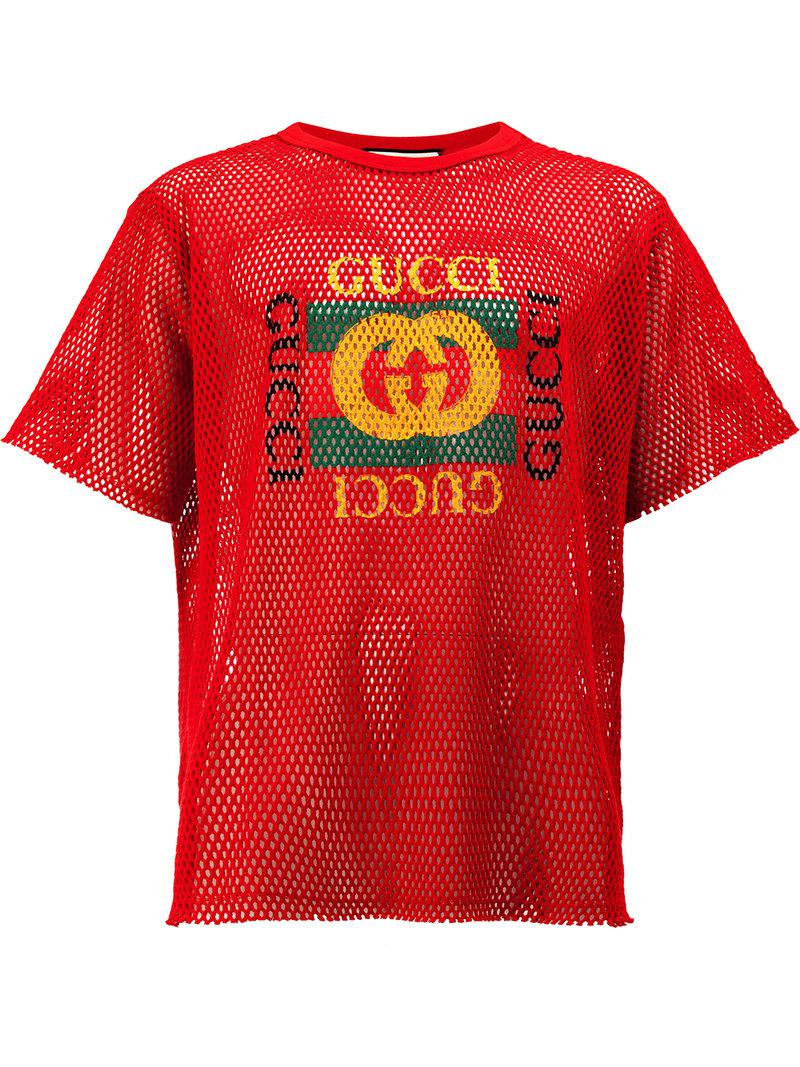 gucci net shirt