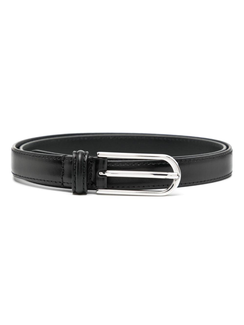 Anderson's Belt - Black Leather Stretch Belt main image 1