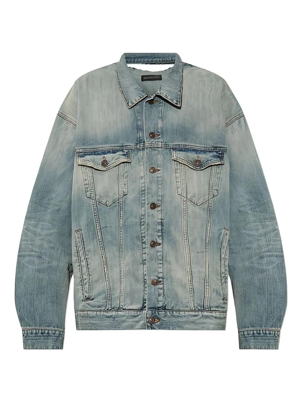 Balenciaga Jean and denim jackets for Women | Online Sale up