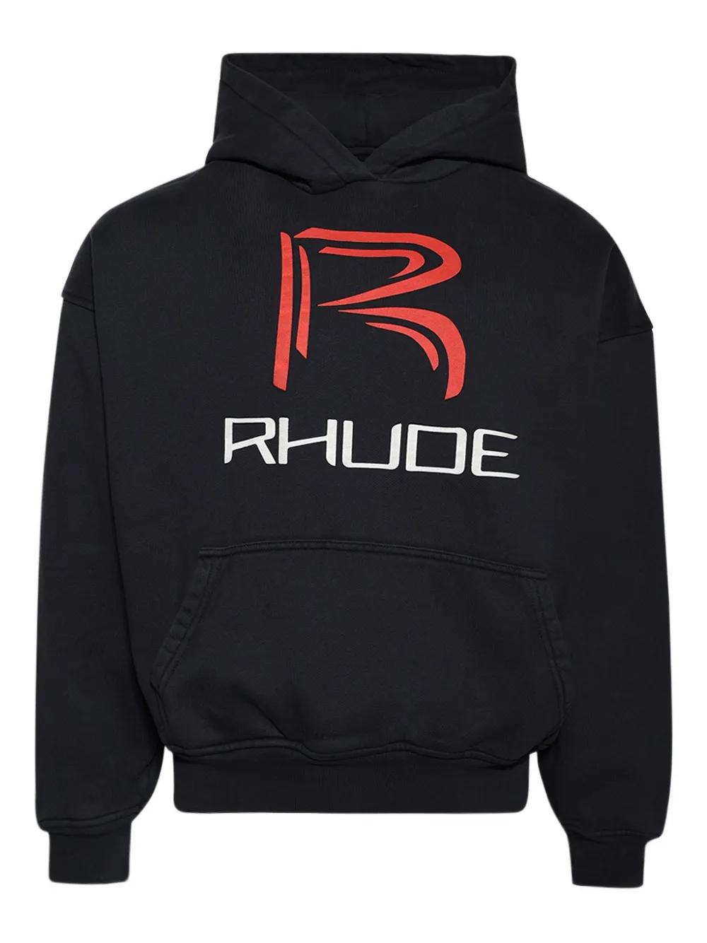 RHUDE Cadre ロゴ プリント コットン パーカー 人気 メンズ Rhude パーカー | オンラインセールは最大51%オフ | Lyst