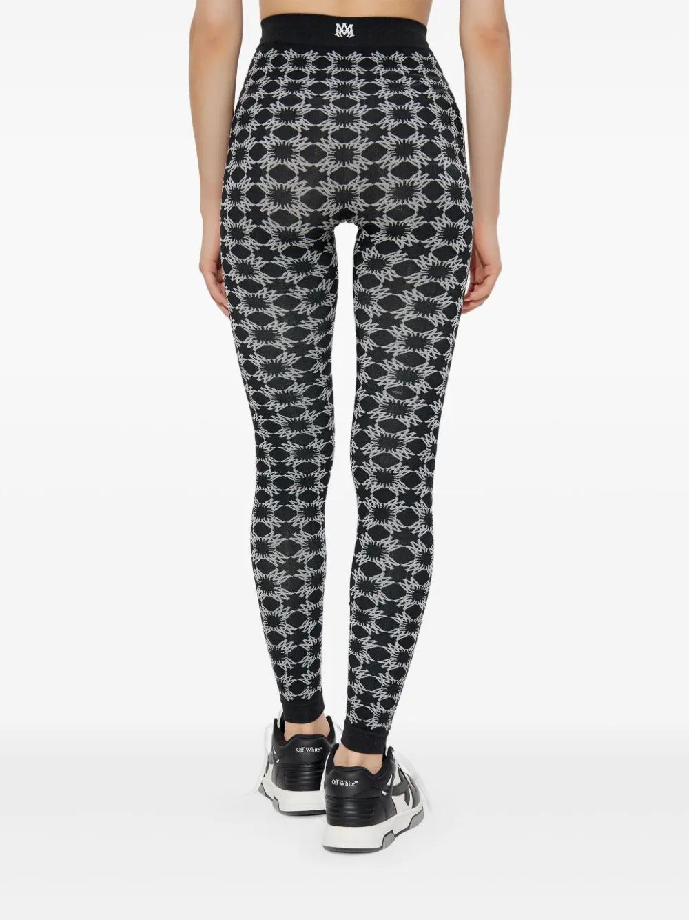 大人気★【AMIRI】LEGGING パンツ AMIRI logo-waistband Performance Leggings | Black | FARFETCH