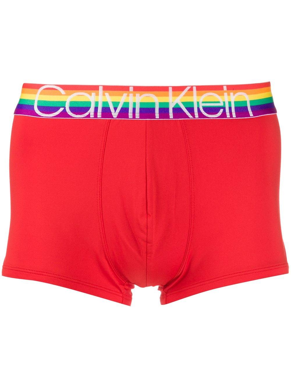 calvin klein rainbow boxers