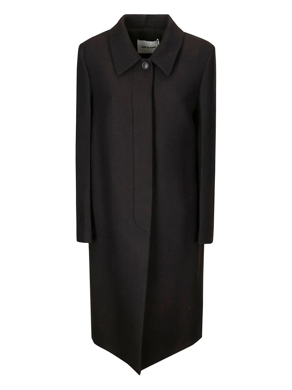 [LOW CLASSIC] / ☆ 24SS CLASSIC LONG COAT_BLACK Low Classic Coats for Women | Online Sale up to 82% off | Lyst