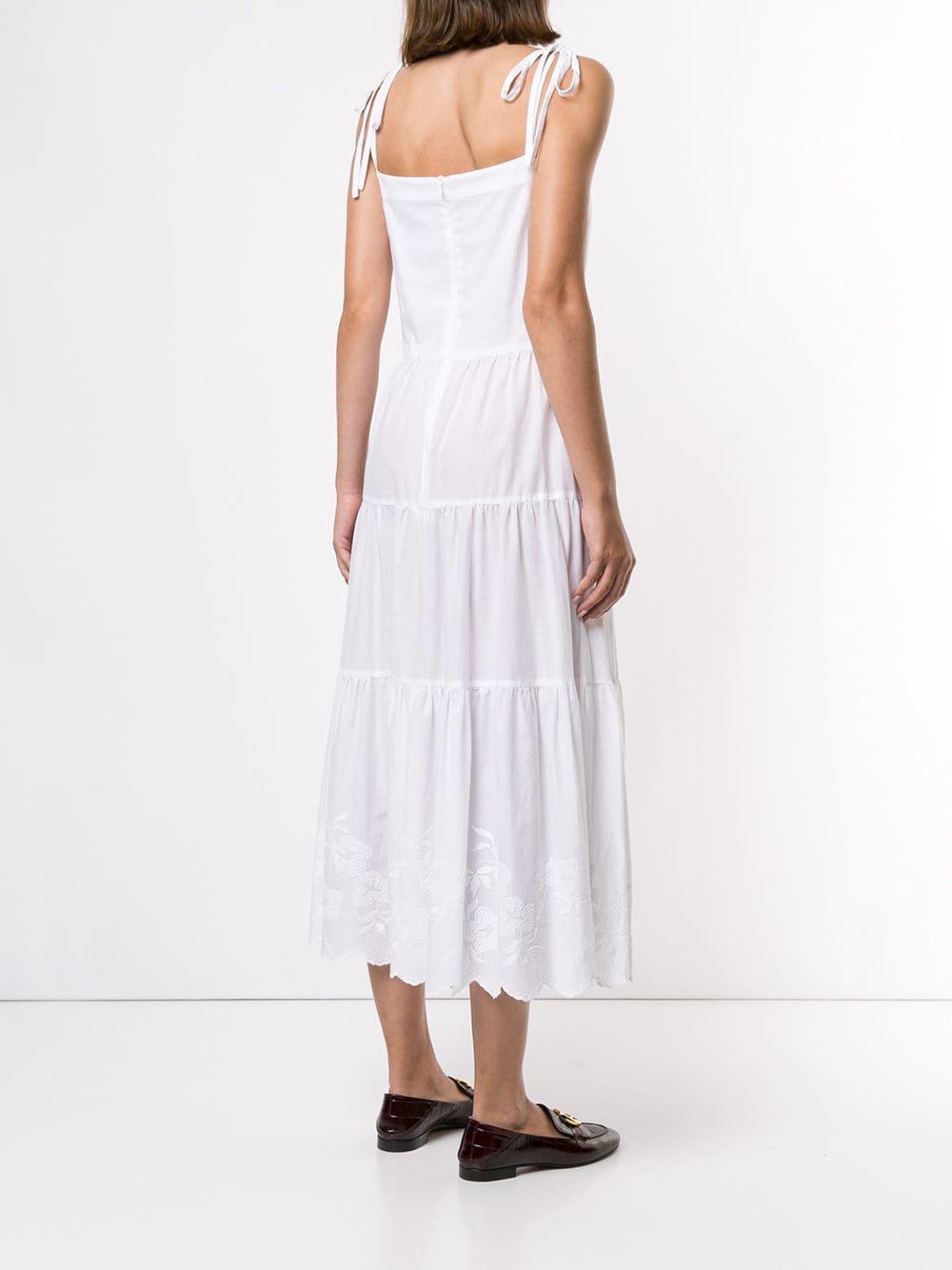 Macgraw Cotton Writer Dress in White - Lyst
