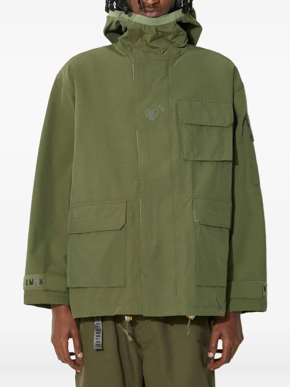 Human Made Military Motorcycle Jacket Olive Drab Men's