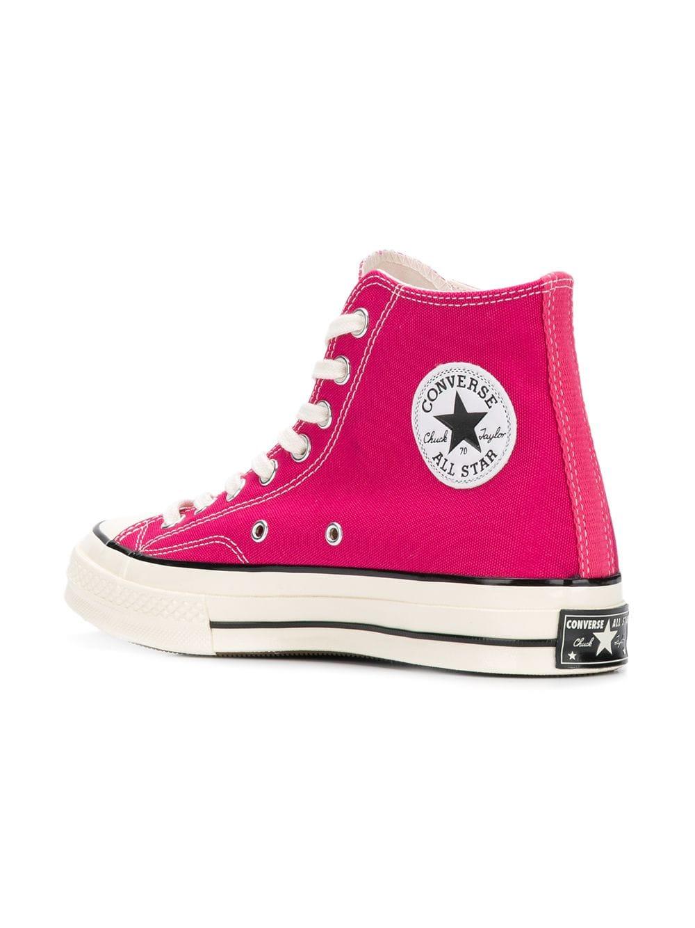 Download Converse Cotton Chuck 70 Hi-top Sneakers in Pink - Lyst