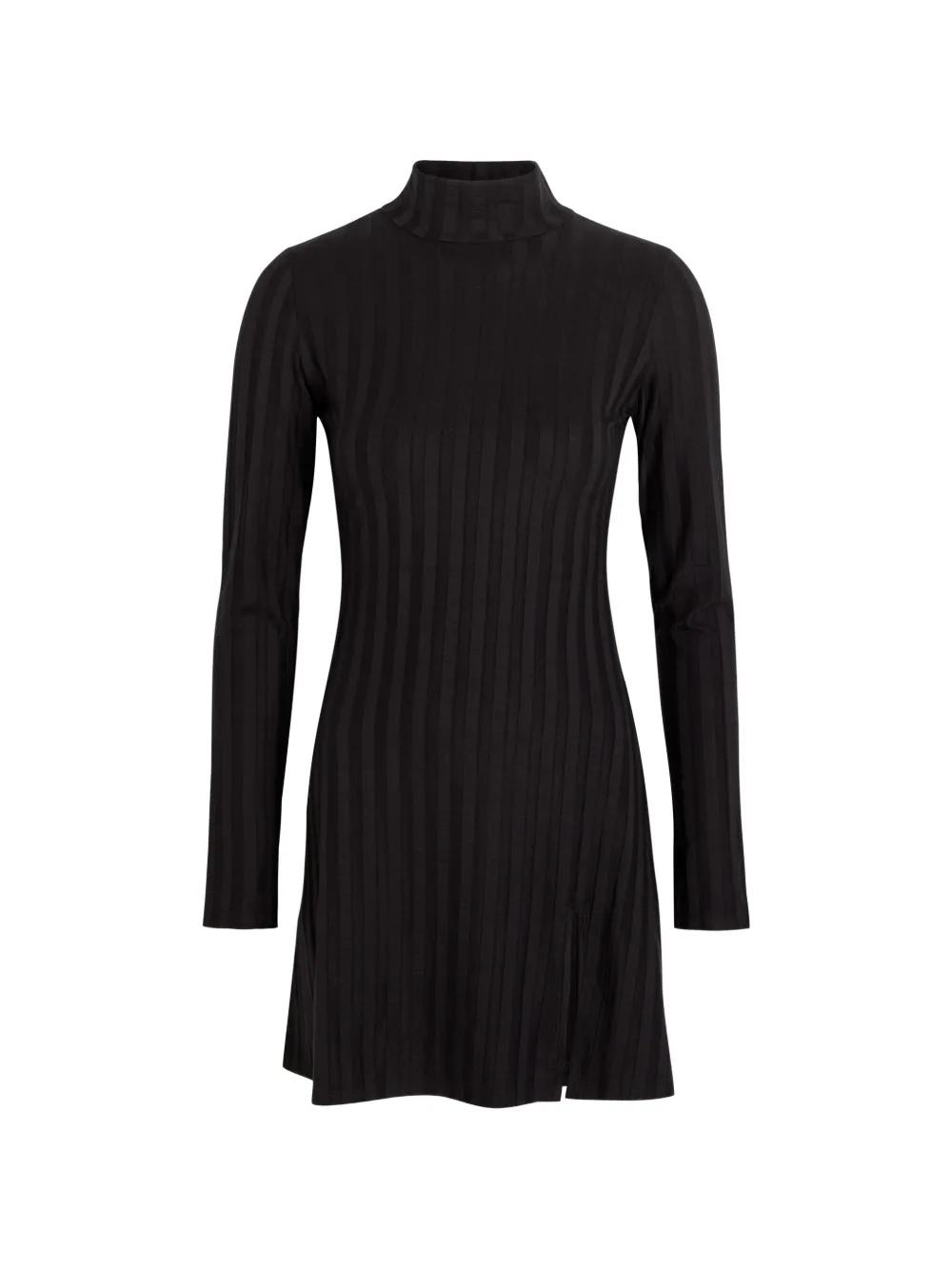 black long sleeve dress reformation Reformation Halia Long-Sleeve Dress by Reformation