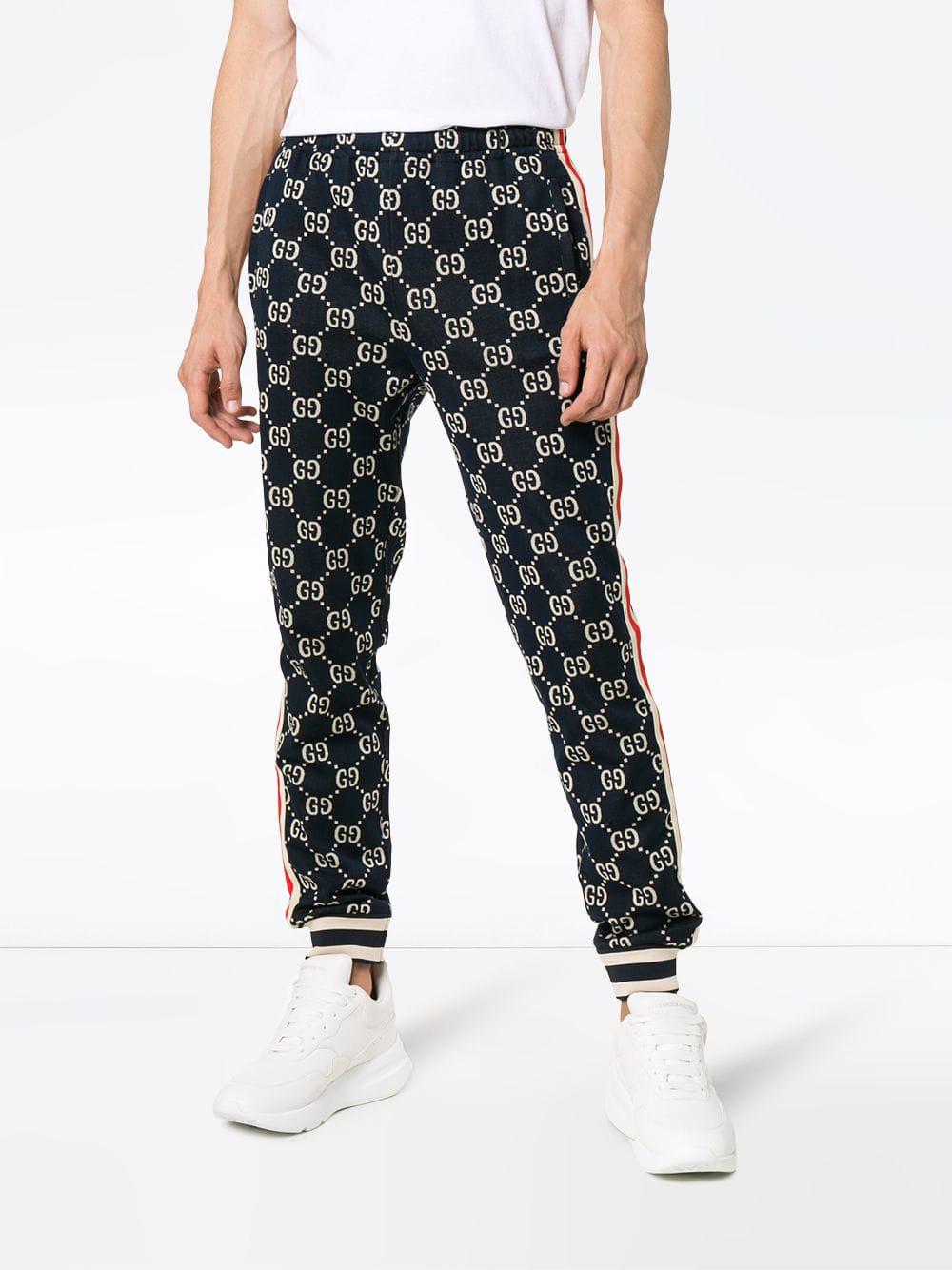 gucci jacquard sweatpants