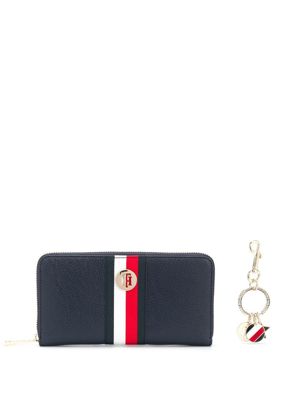 Tommy Hilfiger Purse And Keychain Gift Set in Blue Lyst