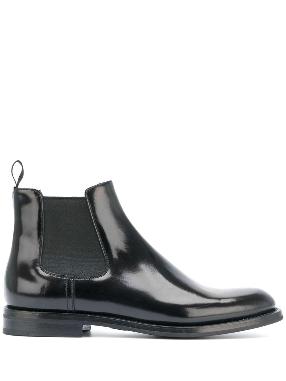 church's black chelsea boots