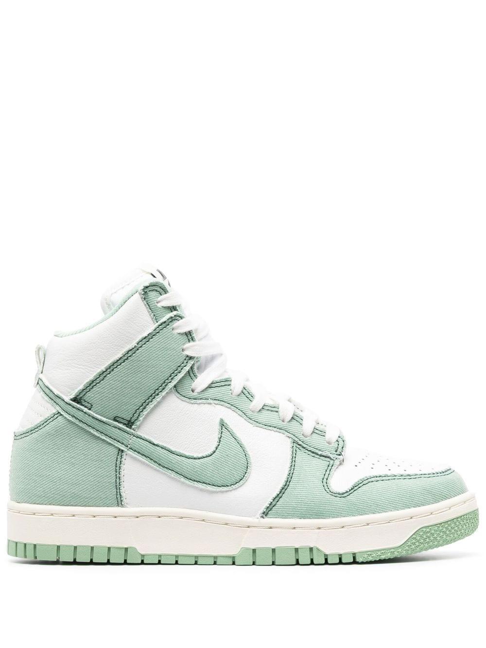 Nike Dunk High 1985 "green Denim" Shoes | Lyst