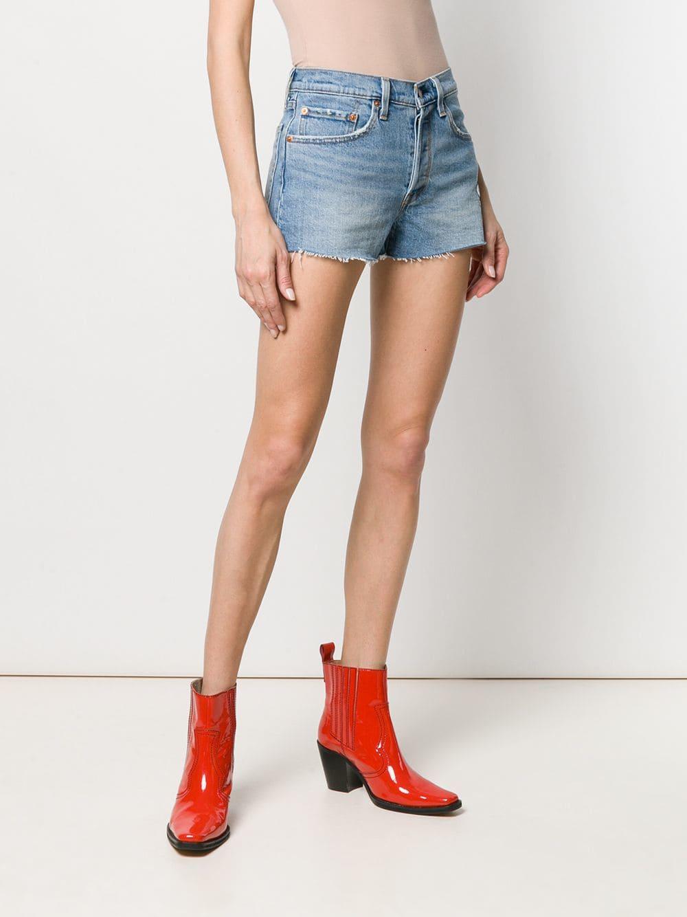 Pantalones vaqueros cortos Snoopy Levi's de Denim de color Azul | Lyst