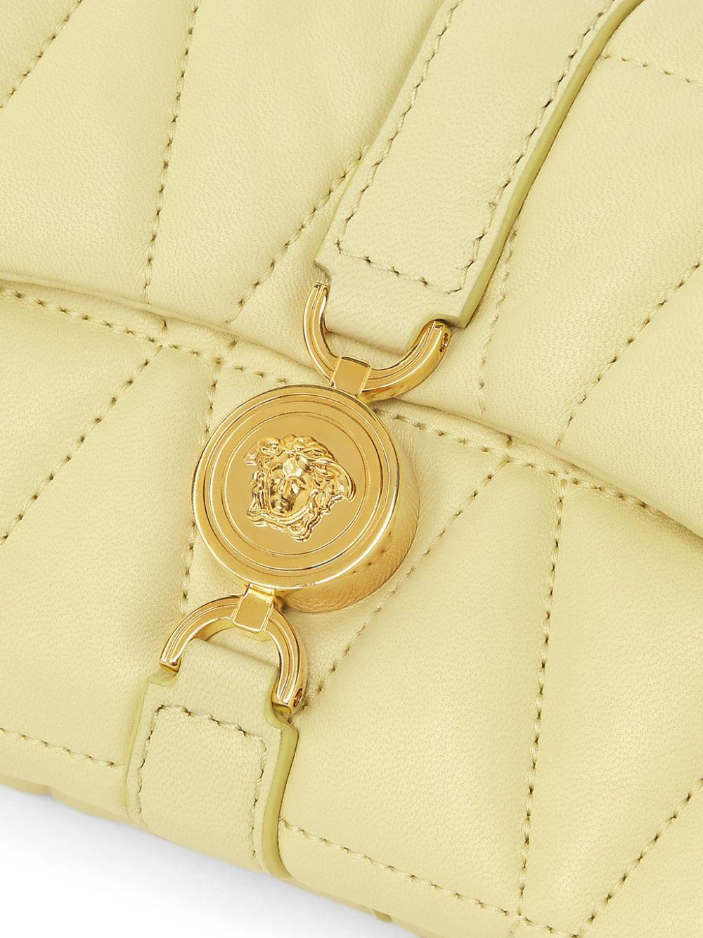 Versace レディース メタリック Kleio キルティング ミニバッグ Versace レディース メタリック Kleio キルティング ミニバッグ