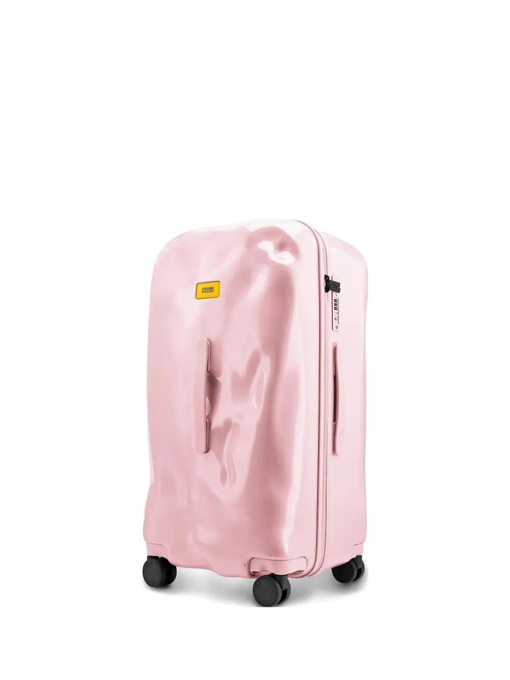 Crash Baggage Crumpled Suitcase in Pink Lyst UK