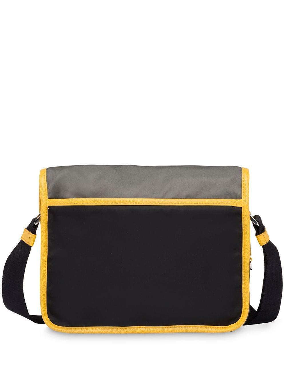 sacoche prada noir et jaune