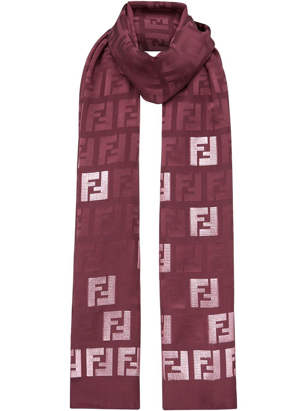 fendi scarf red