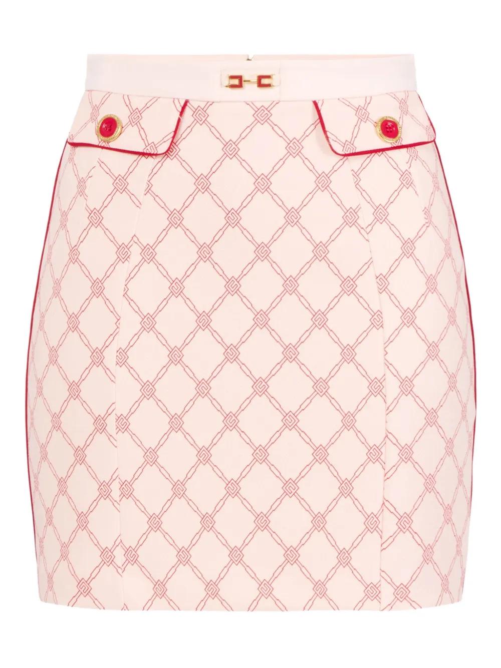 ワンピース ELISABETTA FRANCHI Women Mid Skirts AB76351E2 544 Pink Dress in georgette fabric with cape | Elisabetta Franchi