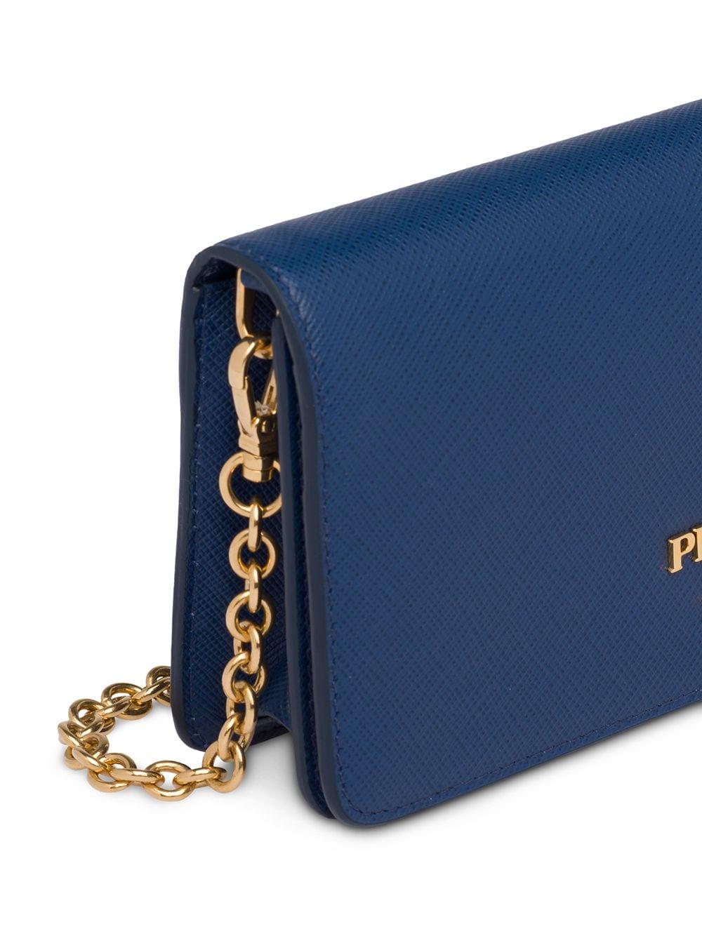 prada logo plaque mini bag