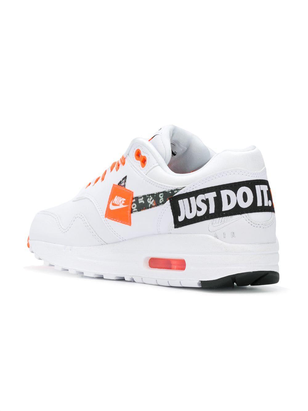 Zapatillas Air Max 1 Just Do It Nike de Cuero de color Blanco para hombre |  Lyst