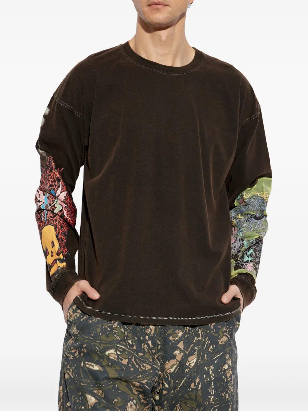 DIESEL Long Sleeve T-Shirt T-Boxt-Ls-R4 in Black for Men | Lyst