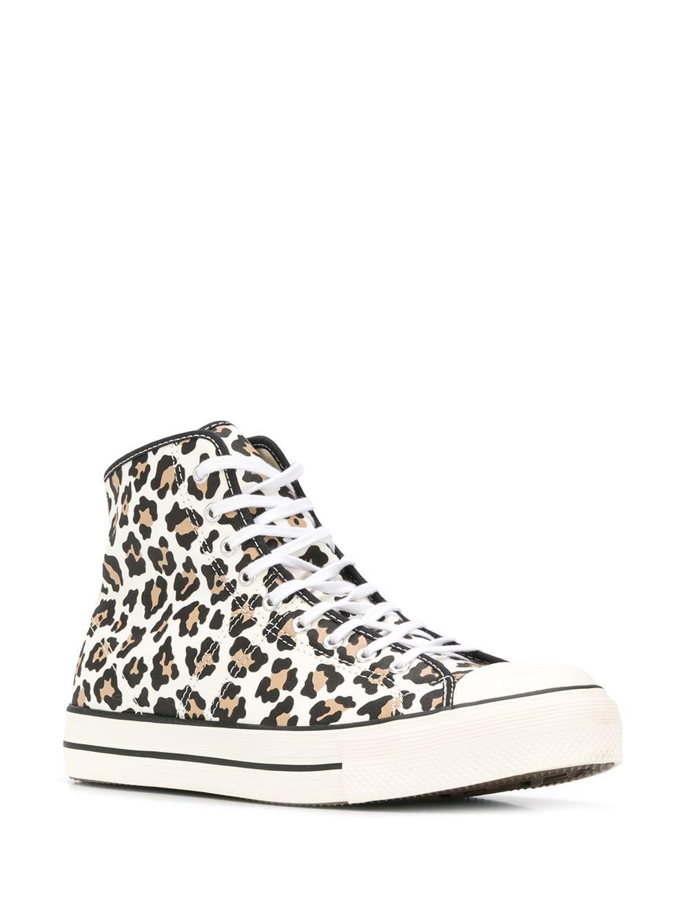 Converse Rubber Leopard Print Chuck Taylor Sneakers in White - Lyst