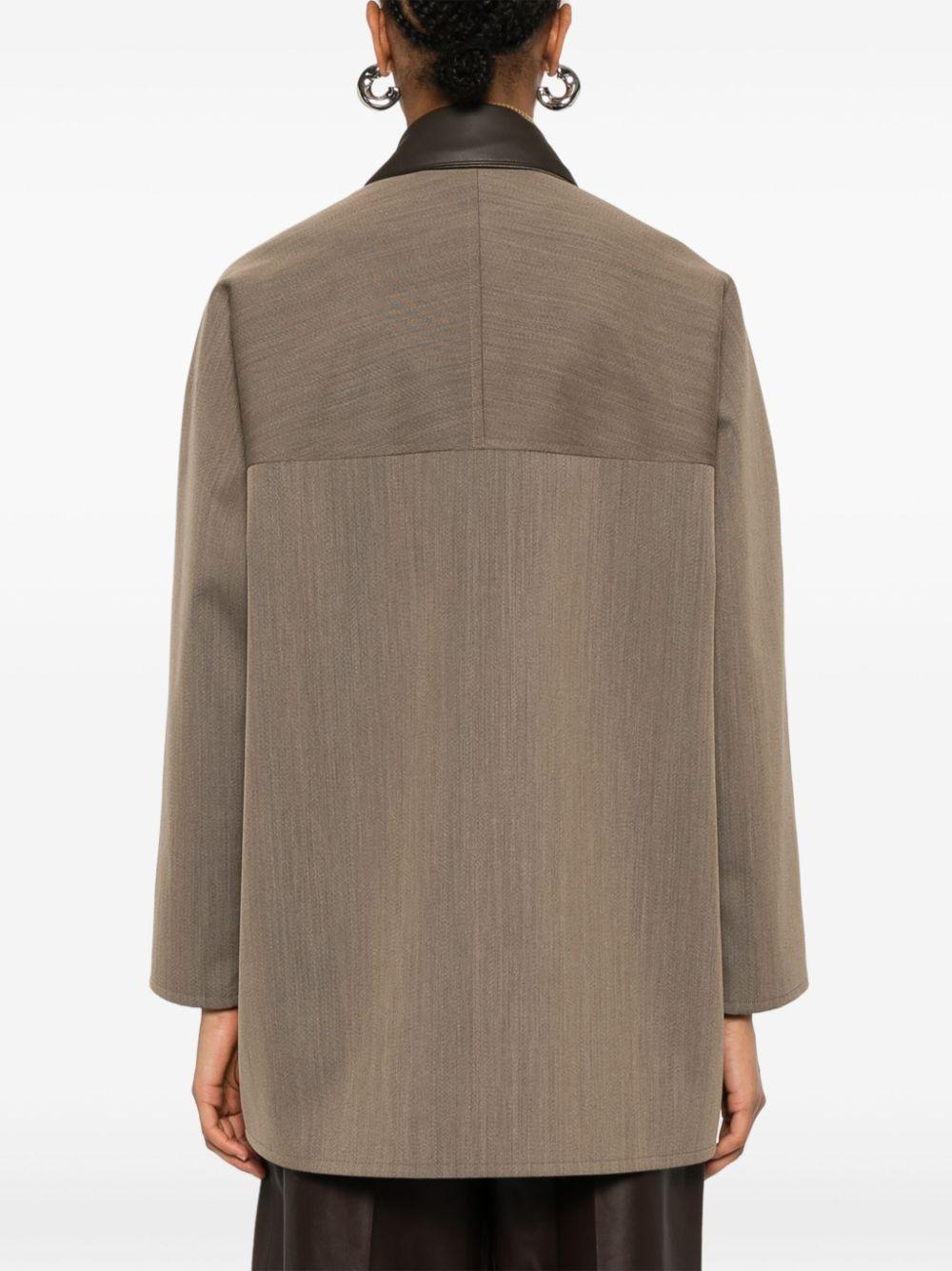 ジャケット・アウター WOOL CAVARLY TWILL HUNTING BLOUSON WOOL CAVARLY TWILL LAMINATE HUNTING BLOUSON A24AB02YG