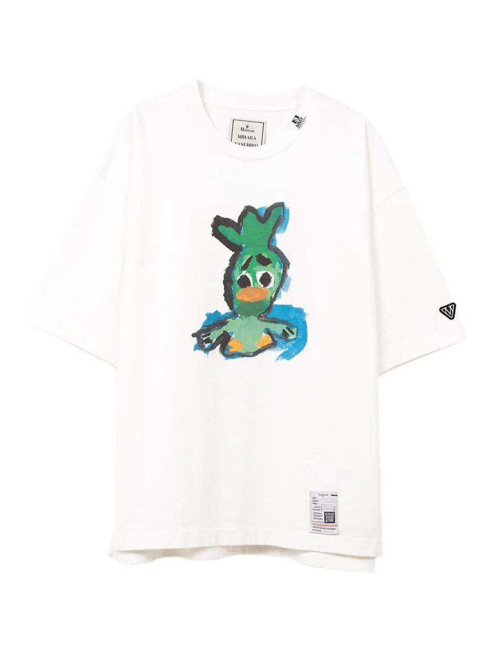 Duck YASUHIRO MIHARA MAISON | MUSINSA PRINTE YASUHIRO】DUCK MIHARA 【Maison た*ー様 Print T-Shirt Sleeve Short トップス