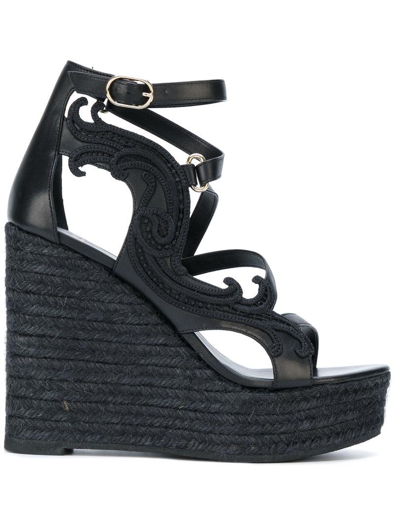 versace wedge sandals