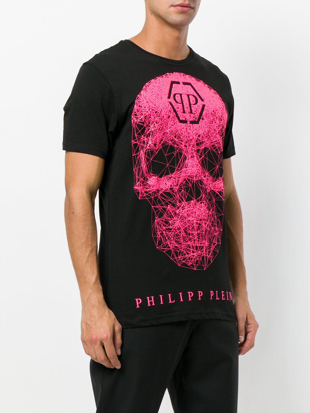 Philipp Plein Cotton Skull Print T 