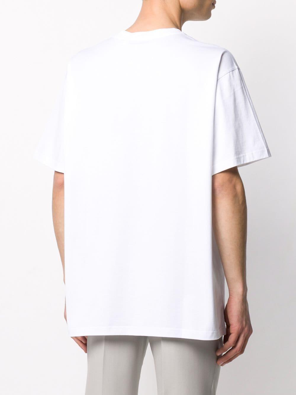 Burberry Swan Print T-shirt in White 