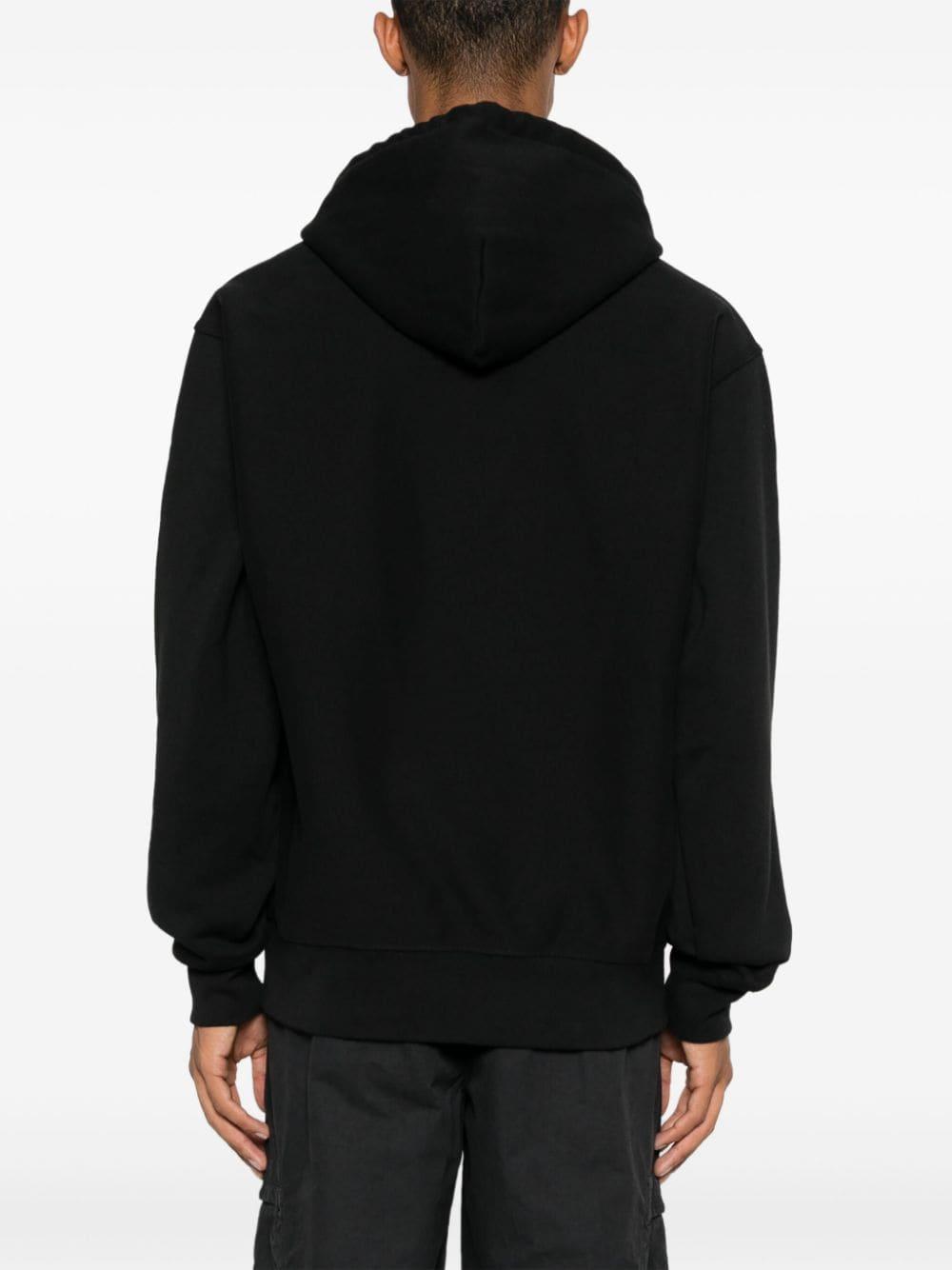 Stussy Thermal Stock Hoodie in Black | Lyst