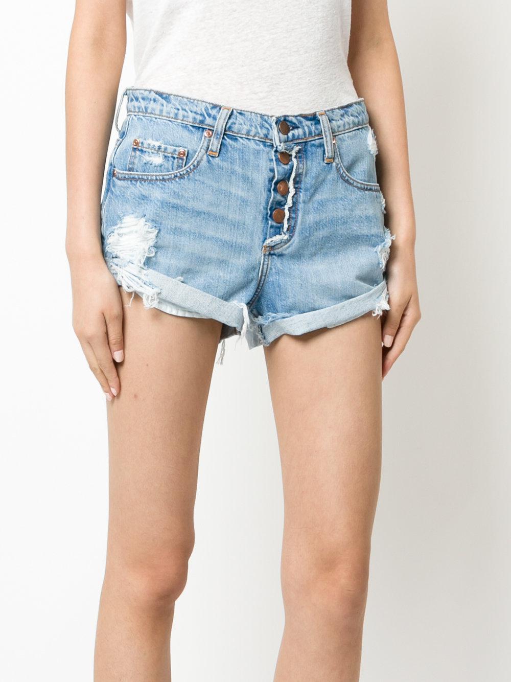 Nobody Denim Cotton Boho Short Exposed 