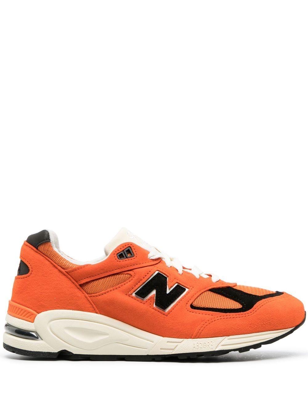 New Balance Made In Usa 990v2 Sneakers in Orange for Men Lyst