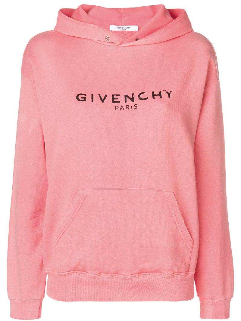 givenchy blurred hoodie