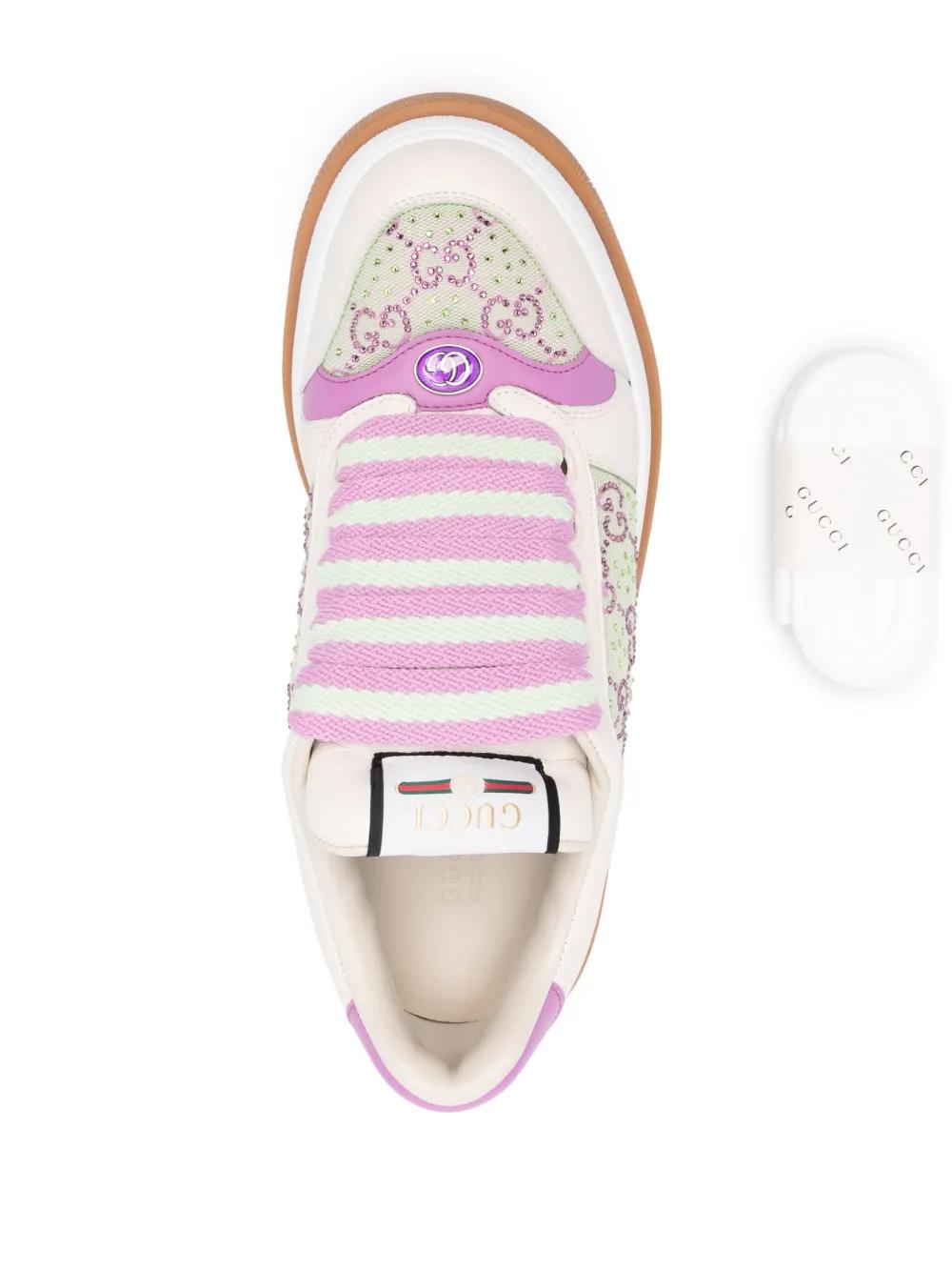 Gucci Screener Leather Sneakers in White | Lyst Canada