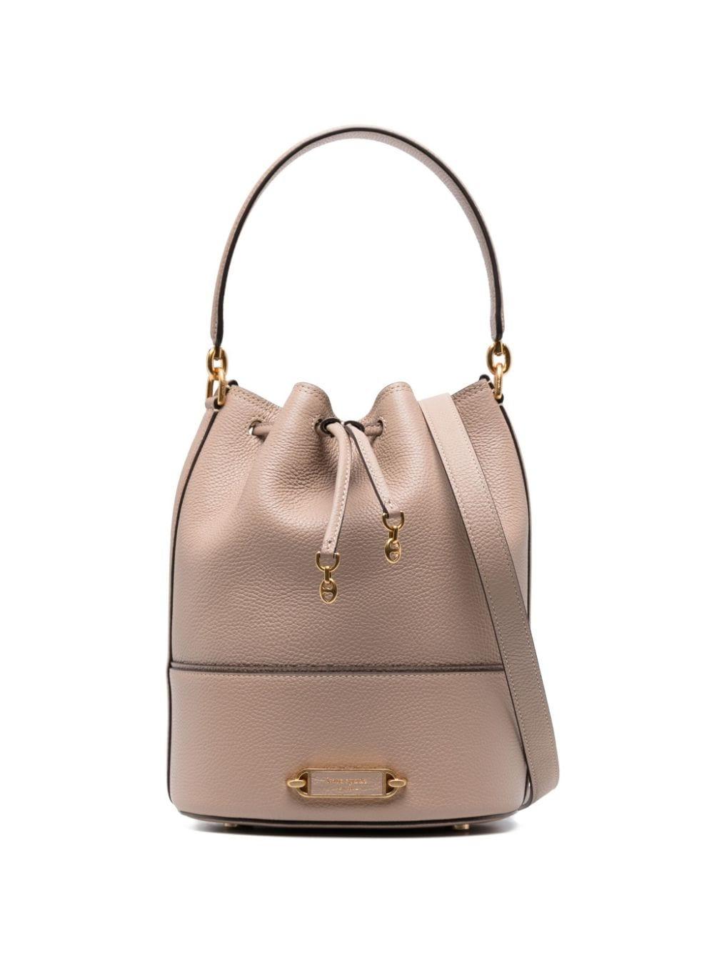 Kate Spade Pebbled Leather Bucket Bag in Natural Lyst Australia