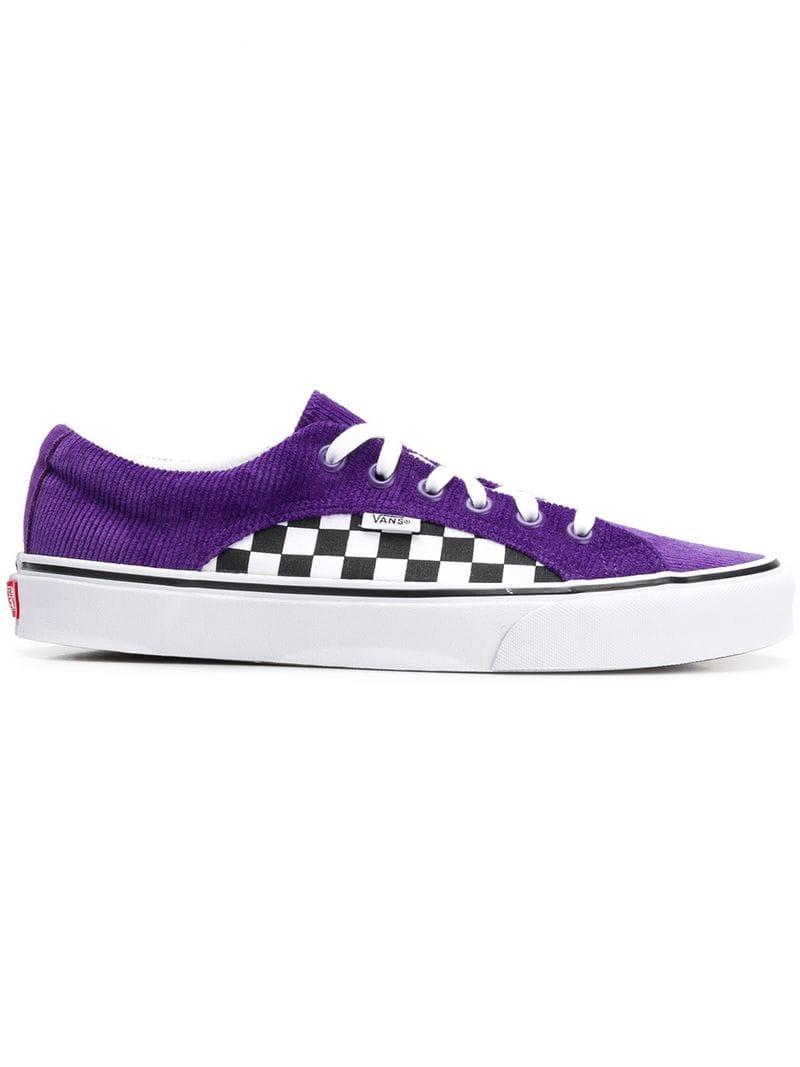 purple corduroy vans