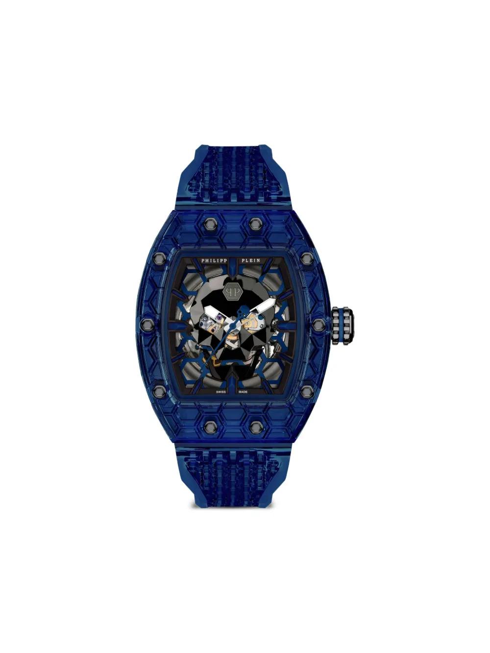 Philipp Plein Crypto King Artic Shield 55Mm in Blue for Men | Lyst