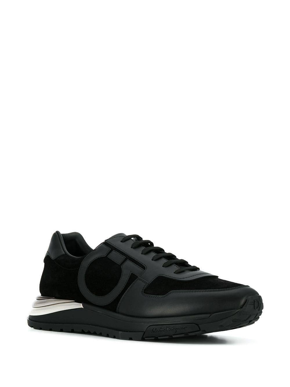 ferragamo black men's shoes
