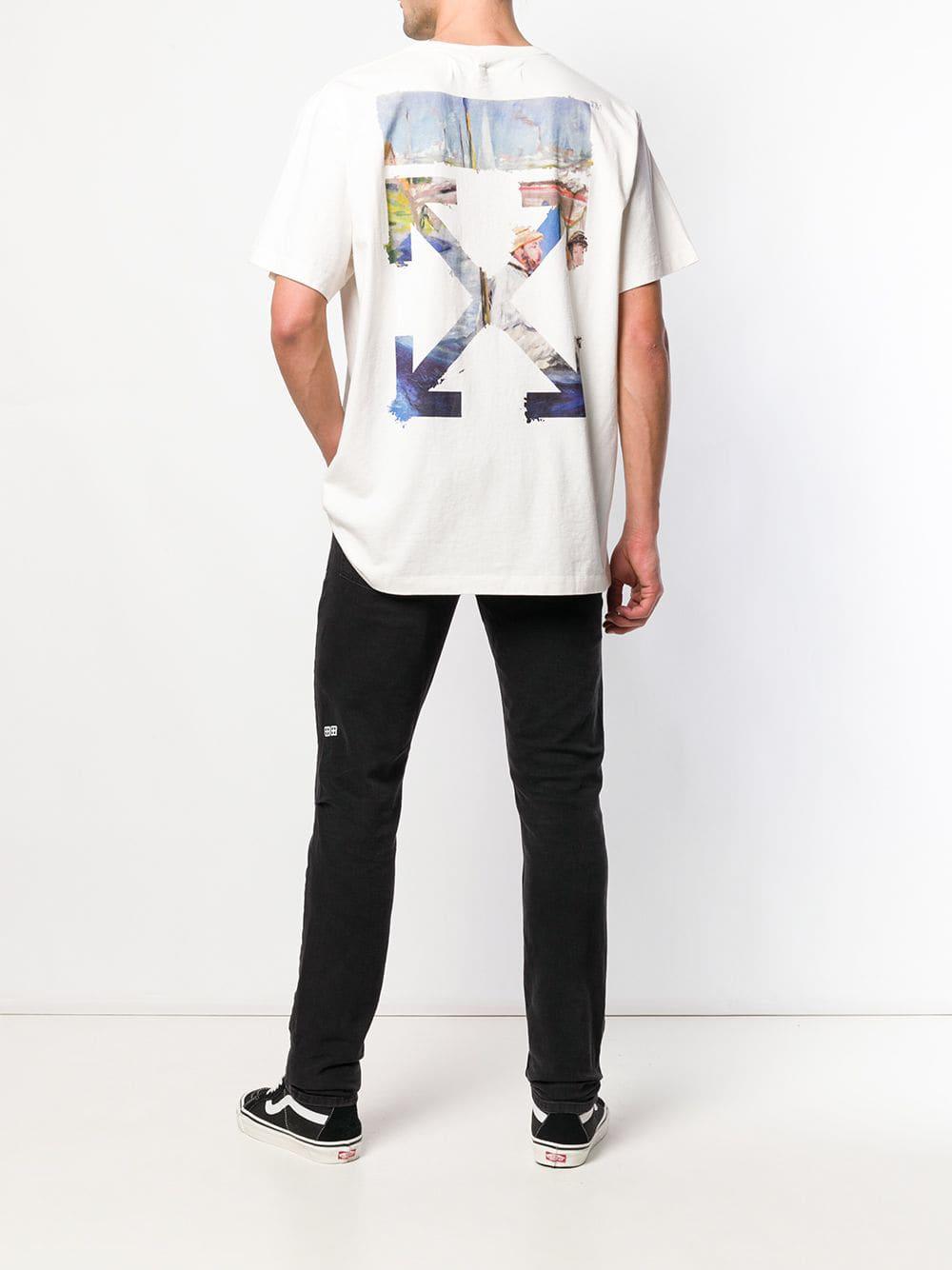 Off-White c/o Virgil Abloh Coloured Arrow-print T-shirt in White for Men -  Lyst