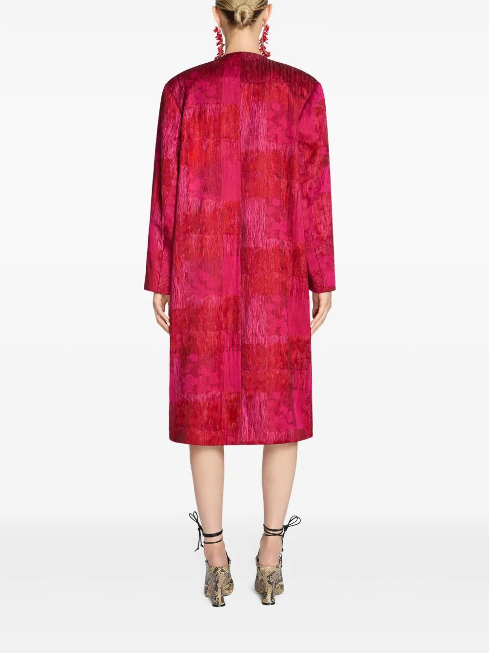 【関税込み】Dries Van Noten ピンク ロング コクーンコート レディース Dries Van Noten コート | オンラインセールは最大60