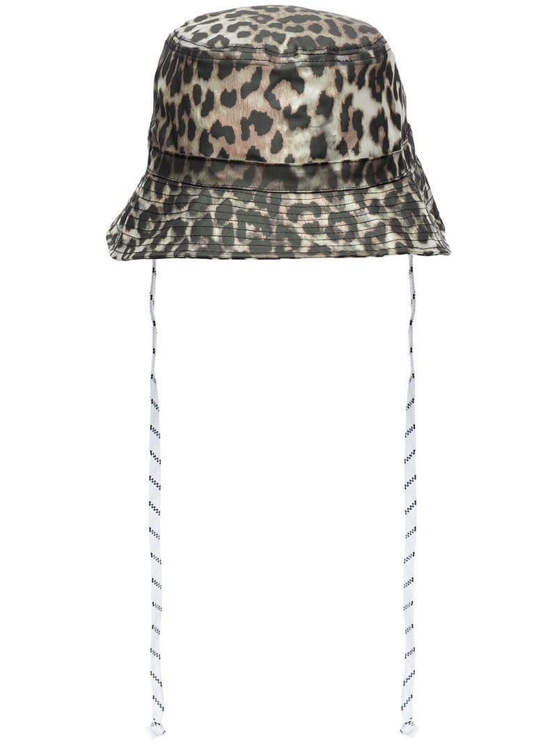 bucket hat leopard print