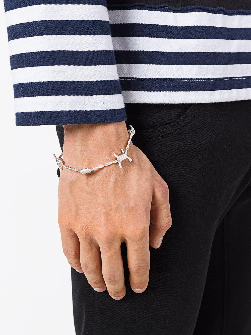 Ambush Barbed Wire Bracelet in Metallic for Men - Lyst