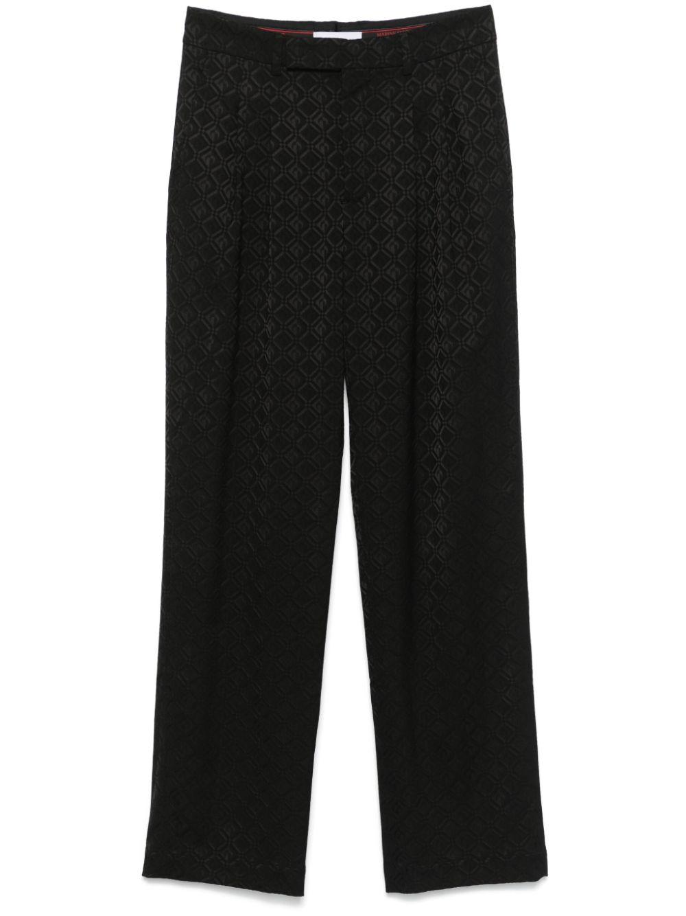 Lanvin メンズ ブラック Futureエディション トラウザーズ Lanvin メンズ ブラック Futureエディション トラウザーズ