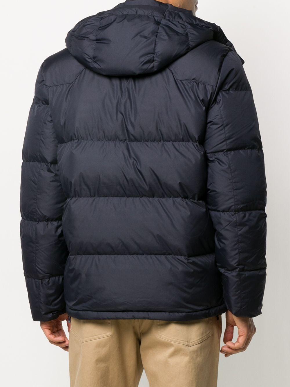 Polo Ralph Lauren Pony Logo Hooded Puffer Jacket in Blue for Men | Lyst