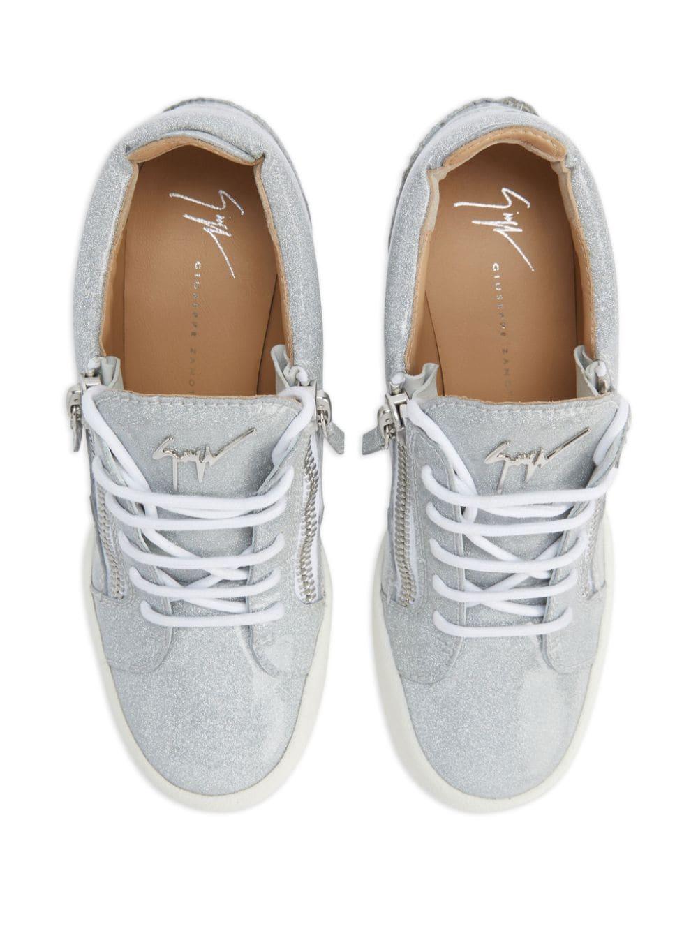 Giuseppe Zanotti Andy Wedge Sneakers in White Lyst