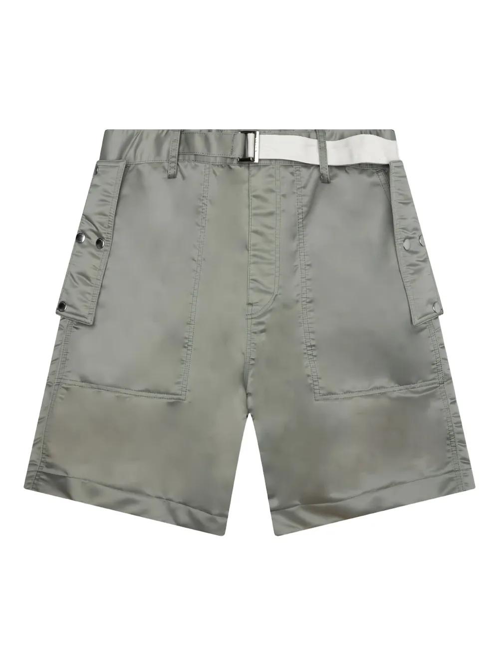 【sacai】Double Faced Silk Cotton Shorts 251445M193006_1.jpg