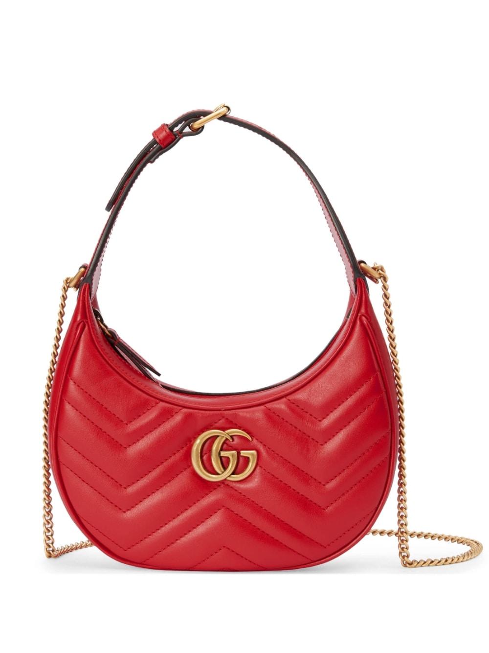 Mini GG Marmont Shoulder Bag Gucci pour homme en coloris Rouge | Lyst